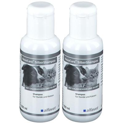 Hexocare SilberShampoo f.Hunde/Katzen 2x 2x100 ml Shampoo