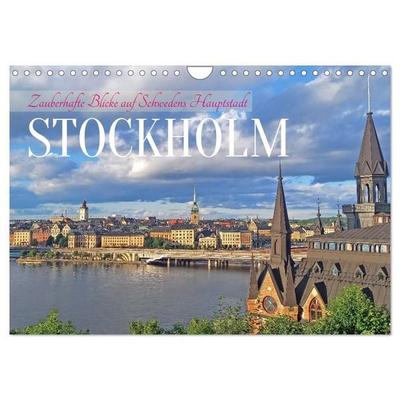 Zauberhafte Blicke auf Schwedens Hauptstadt Stockholm (Wandkalender 2027 DIN A4 quer), CALVENDO Monatskalender