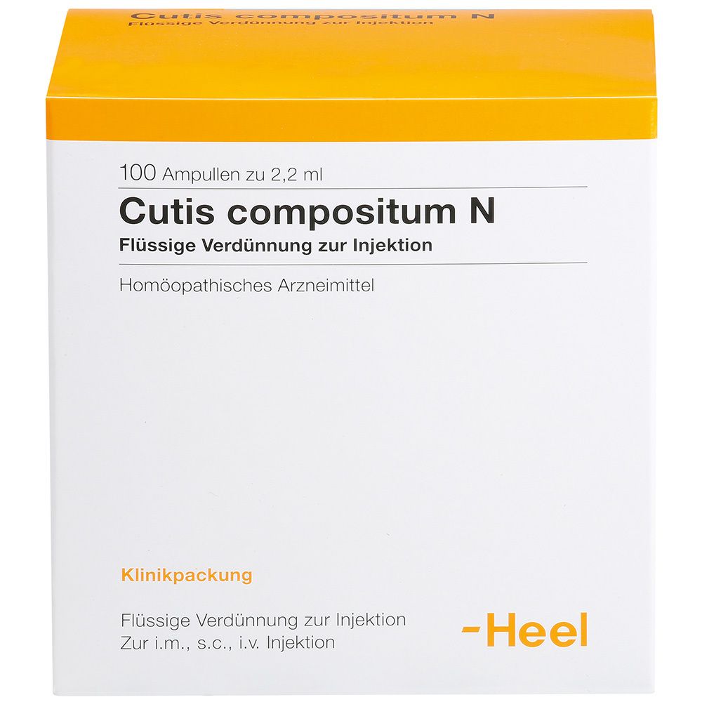 Cutis compositum N Ampullen 100 St