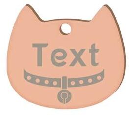 Inspire Essentials Personalized Pet ID Tag With Custom Pet Face Engraving 4 l
