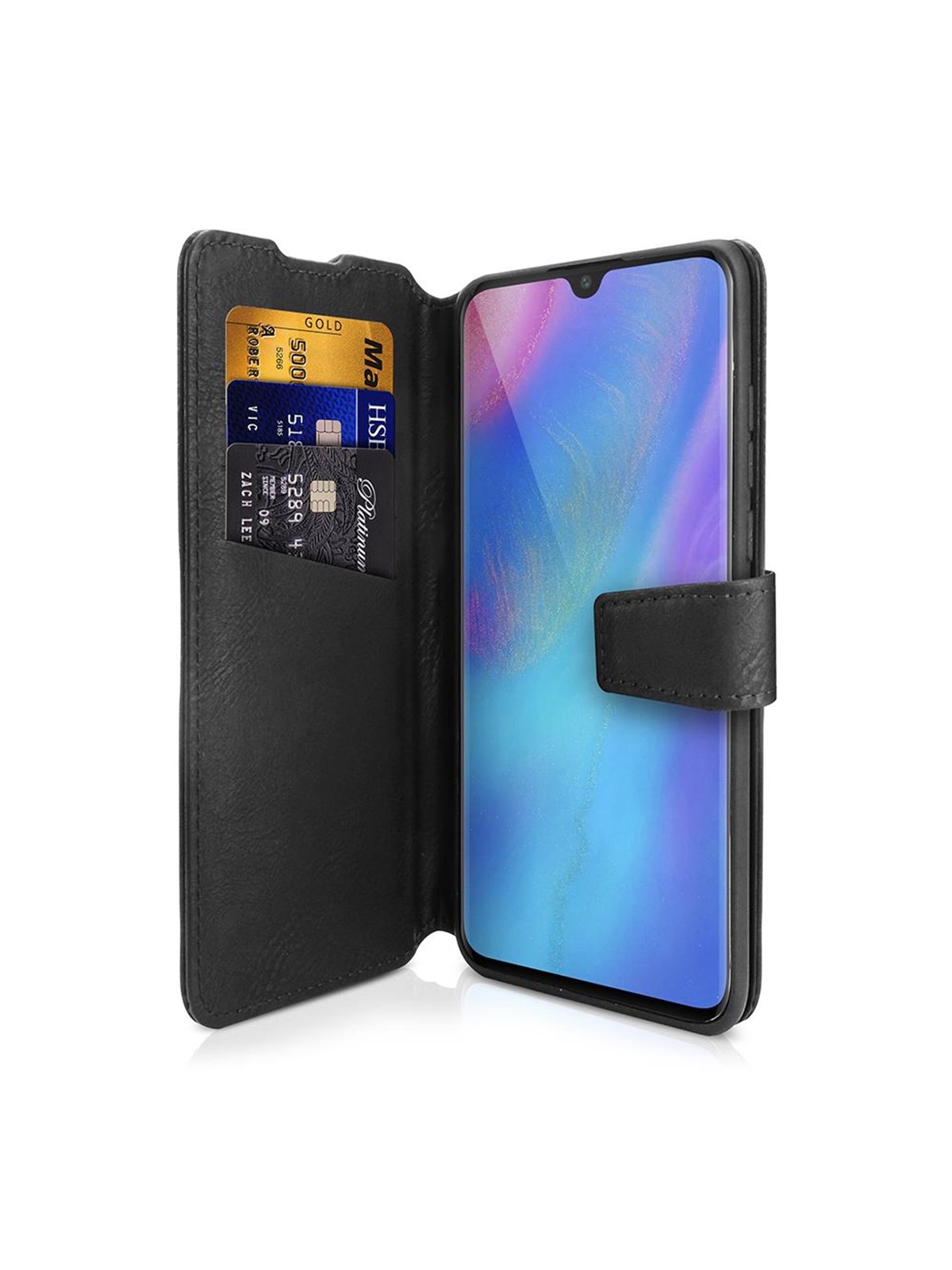 ITSKINS BOOK cover for Huawei P20 Lite - Black
