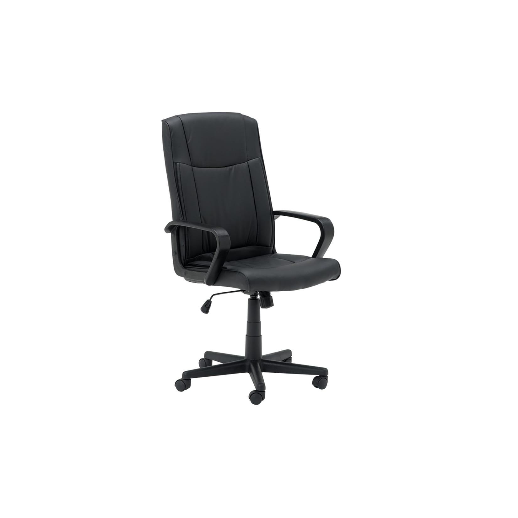 Carmen 6684 Chefsessel mit Kunstleder – Schwarz