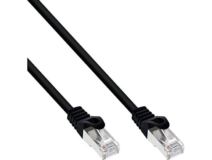 InLine 72520S patchkabel, SF/UTP, Cat.5e, zwart, 20m