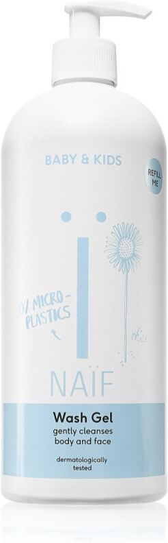 Naif Baby & Kids Wash Gel gel lavant et purifiant enfants et bébés corps et visage 700 ml