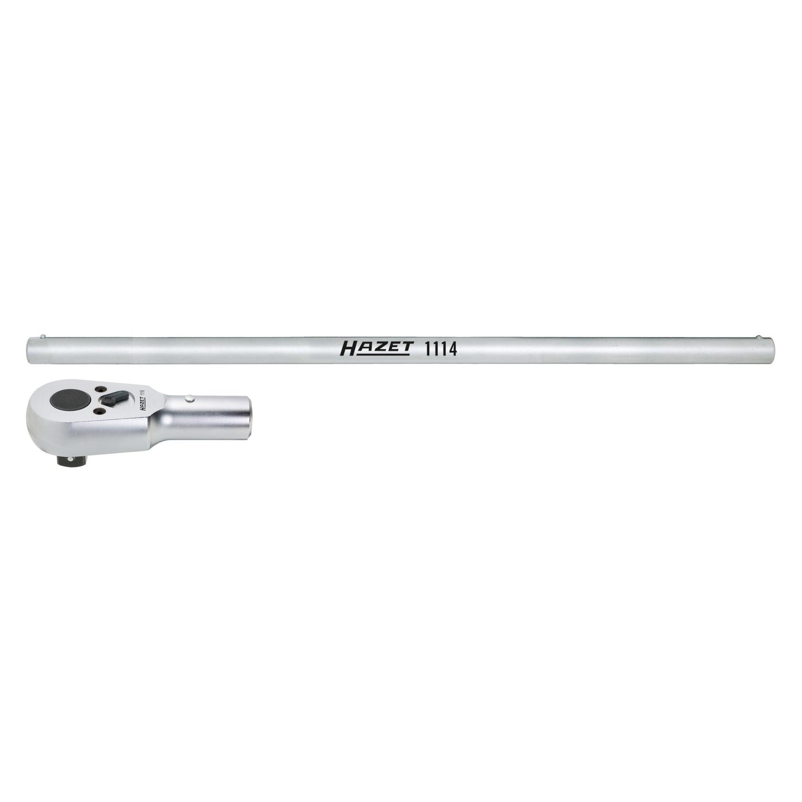 Hazet Umschalt-Knarrenkopf mit Drehstange 1116/2 Vierkant 25 mm (1 Zoll) Anzahl Werkzeuge: 2 (1") (1116/2)