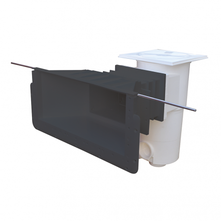 BWT PROCOPI Skimmer Aquareva Miroir grande meurtrière + rallonge - piscine béton/liner