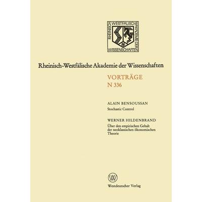 Rheinisch-Westfälische Akademie der Wissenschaften, Taschenbuch von Alain Bensoussan, VS Verlag für Sozialwissenschaften, 978-3-531-08336-0