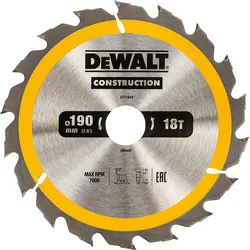 DEWALT XR EXTREME Kreissägeblatt Handkreissäge Extra schnelle Schnitte - DT1943-QZ