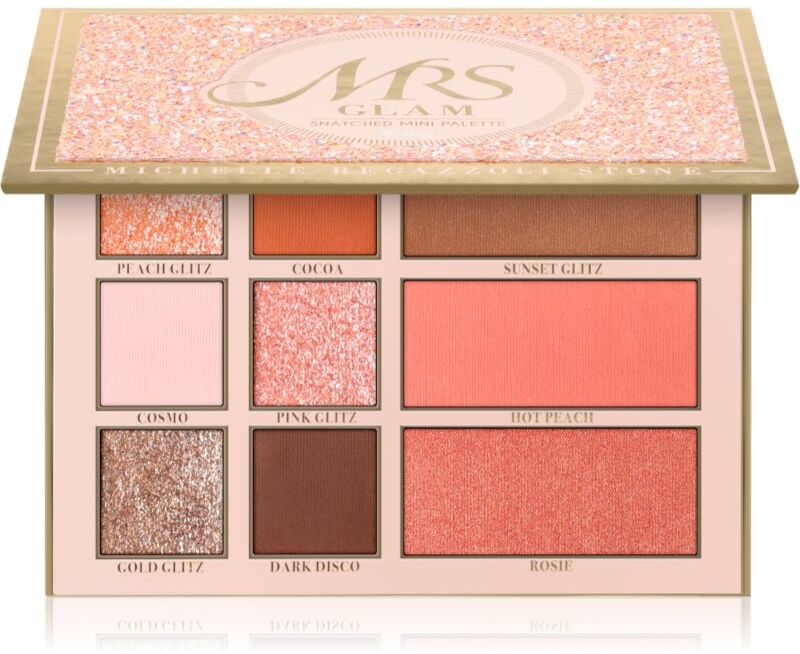 BPerfect Mrs Glam Snatched Mini Palette multipurpose palette for the face 22 g