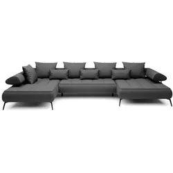 Wohnlandschaft Seledo Stoff Graphite