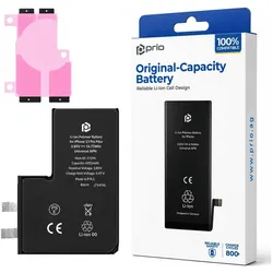 prio Akkuzelle für iPhone 13 Pro Max (ohne Flex-Kabel), Smartphone Akku