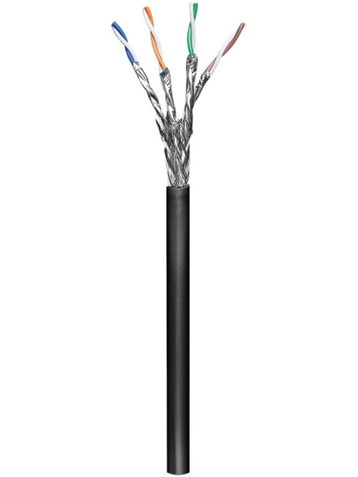 Pro CAT 6 S/FTP (PiMF) - Schwarz - 100m