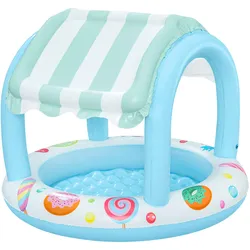 Bestway Planschbecken Ø 104 x 84 cm Sweet Shoppe | mit Sonnendach