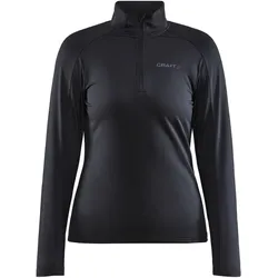CRAFT Core Gain Midlayer 1/2-Zip Langarmshirt Damen 999000 - black XS