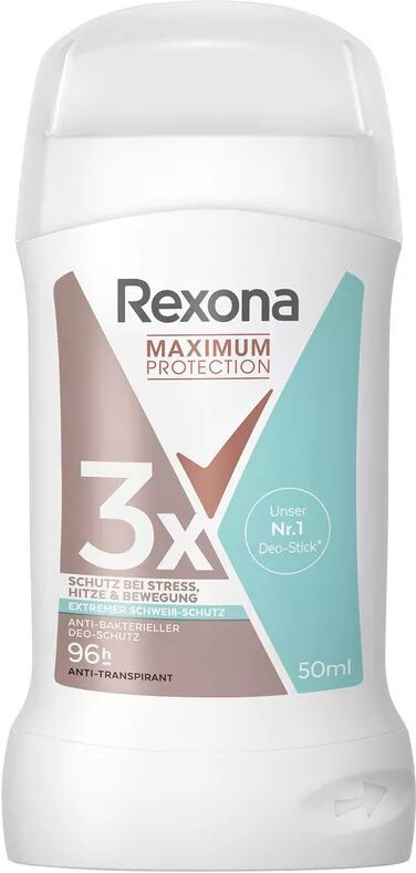 Rexona - Deostick, Maximum Protection Anti-Transpirant Antibakterieller Deoschutz, 50 ml