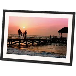 Benel Frameo Digitaler Fotorahmen HF-109T Schwarz 10.1 Inch mit FrameGlow (10.10", 1280 x 800 Pixel), Digitaler Bilderrahmen, Weiss, Schwarz