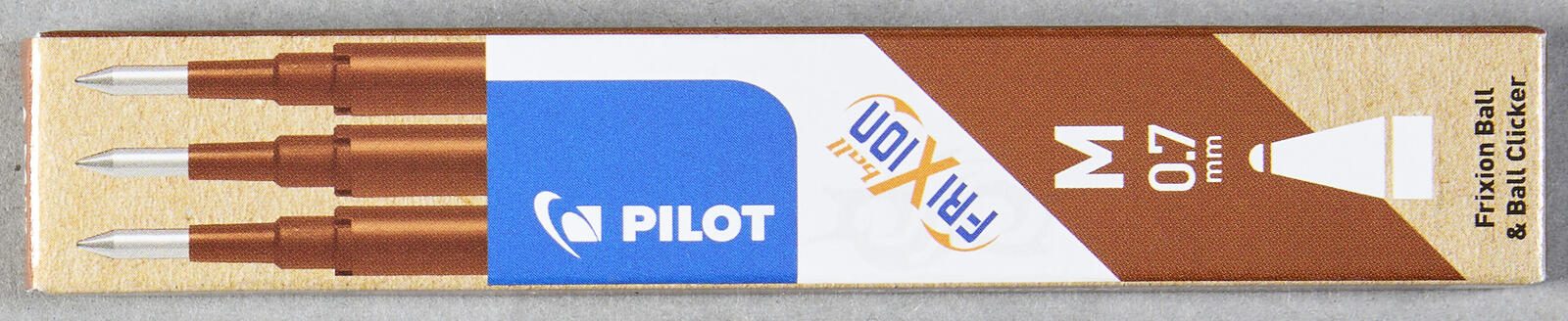PILOT FRIXION Tintenrollerminen 0.4 mm braun BLS-FR7-BN-S3-E