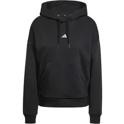 adidas Essentials Small Logo Feelcozy Hoodie Damen JN1861 - black/white L