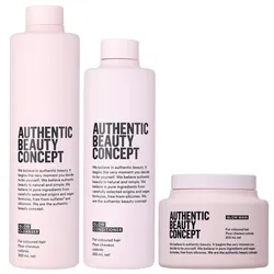 750ml Authentic Beauty Concept Glow Set (Shampoo 300ml + Conditioner 250ml + Mask 200ml)