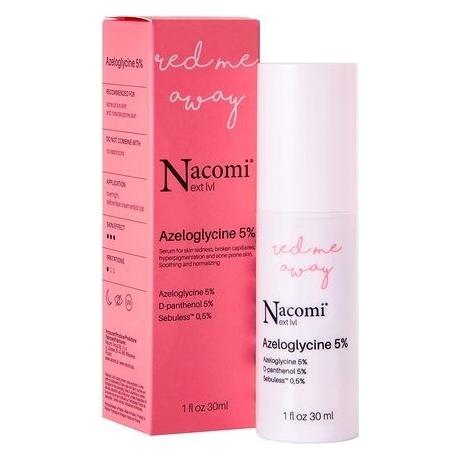 Nacomi Next Level Azeloglycine 5% soothing face serum for capillary skin 30ml (30 ml) (5902539714357)