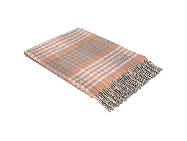 Wohndecke Carina peach Baumwolle 130 x 170 cm - Wohndecke