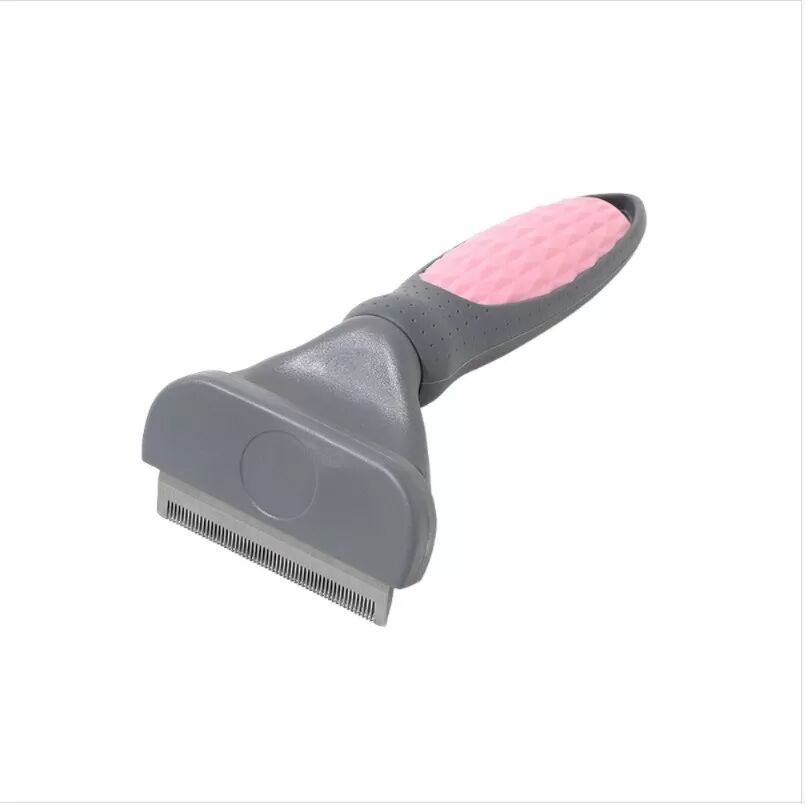 INF Peigne Démêloir Moyen pour Animaux - Élimine Facilement les Nœuds et les Bourres Rose