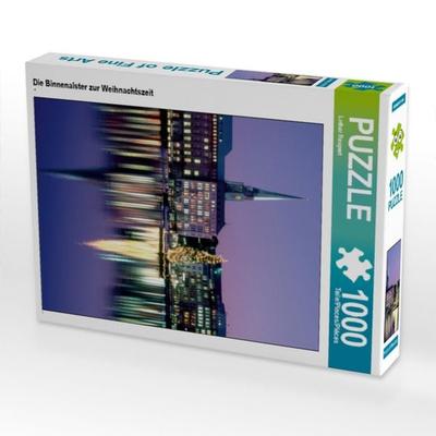 Die Binnenalster zur Weihnachtszeit (Puzzle)