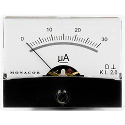 Monacor 0290600 PM-2/30UA PM-2/30UA Drehspul-Einbauinstrument, 0,03 mA Drehspule