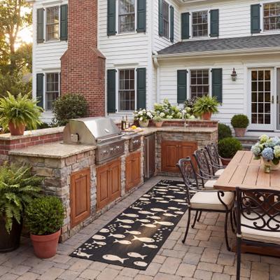 SAFAVIEH Courtyard Illa Indoor/ Outdoor Waterproof Patio Backyard Rug