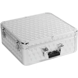 Roadinger CD-Case ALU Case (L x B x H) 190 x 430 x 430 mm, Audio Racks + Cases, Silber