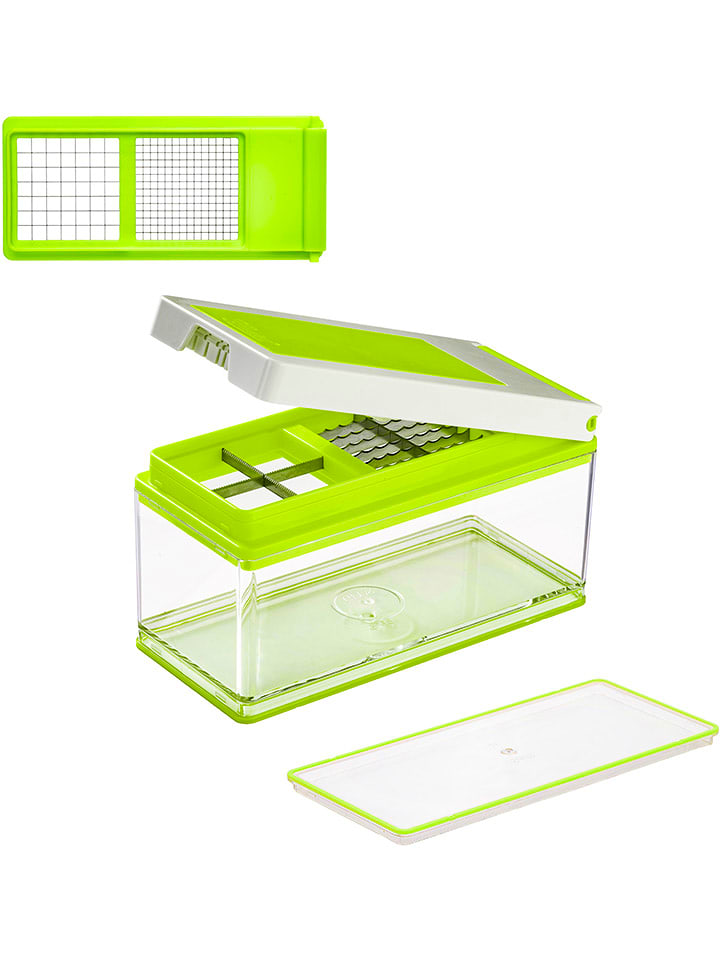 5tlg. Schneider-Set ''Nicer Dicer Precision'' in Grün - onesize