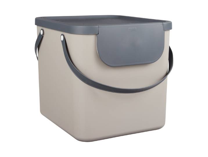 Rotho Recycling Müllsystem Albula Cappuccino 40 l