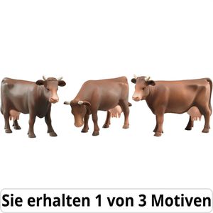 bruder Spielfigur bworld 02308, ab 3 Jahre, Kuh, sortiert, 18,5 x 11,2 cm