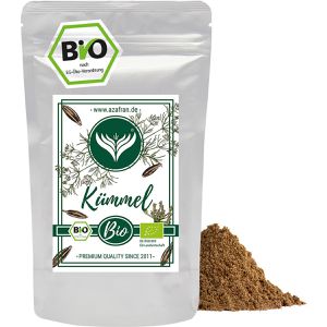 Azafran Kümmel Premium Qualität, gemahlen, BIO, im wiederverschließbaren Beutel, 250 g