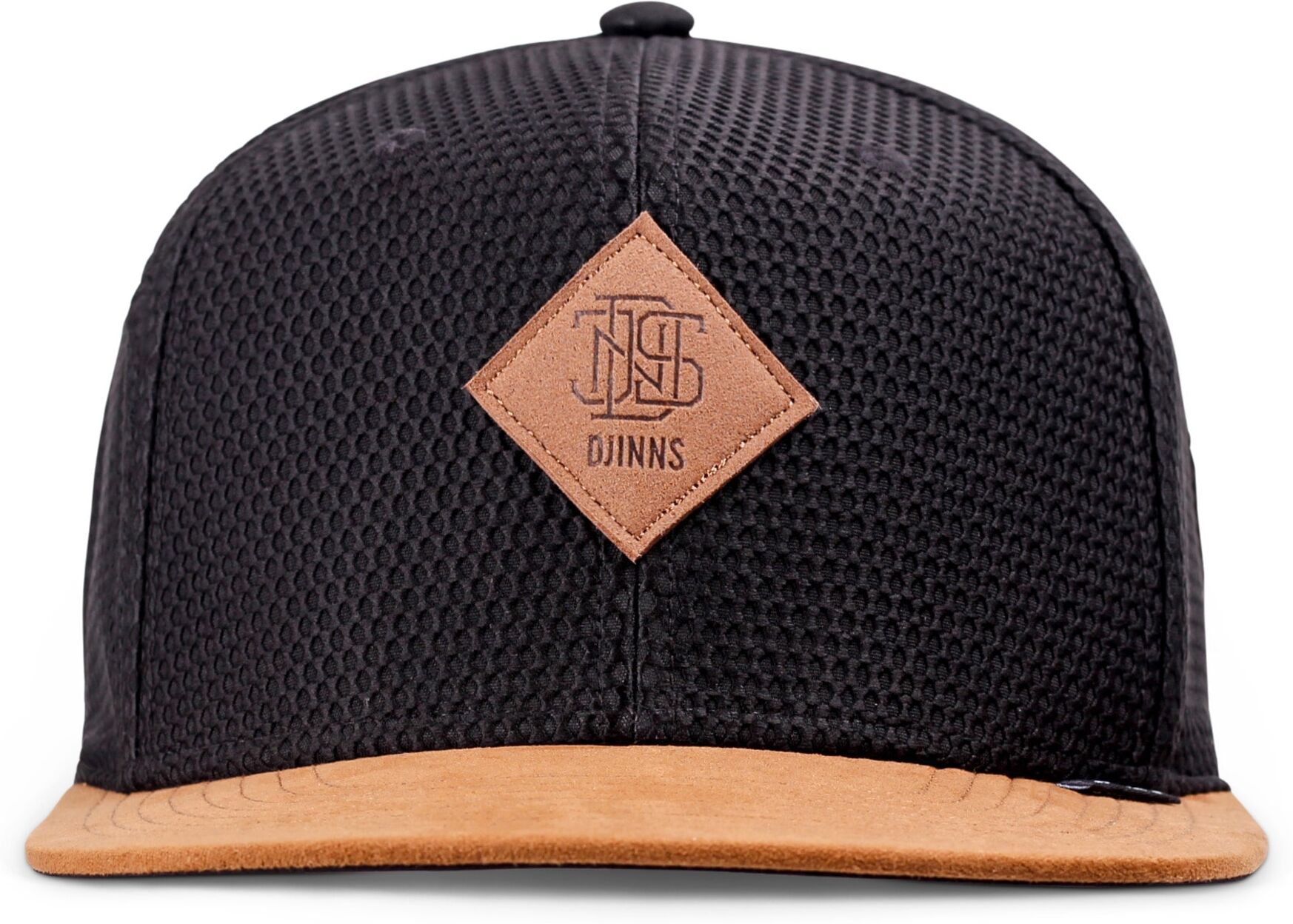 Snapback Cap DJINNS "Djinns Djinns 6P Honey Snapback Cap", Herren, Gr. onesize, schwarz, 100% Polyester, Caps