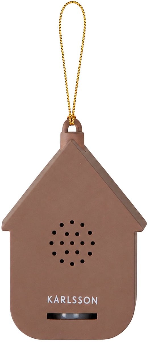Karlsson Modern Cuckoo Mini Sound Box - Mokkabruin - B: 5,4 cm, D: 7,2 cm, H: 3 cm - Scandinavisch design