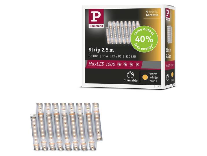 Paulmann MaxLED 1000 LED Strip Warmweiß Erweiterung