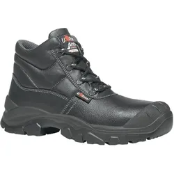 U-Power, Sicherheitsschuhe, Sicherheitsstiefel Jaguar UK Grösse 43 schwarz S3 SRC EN ISO 20345 vollnarbiges Leder (S3, 43)