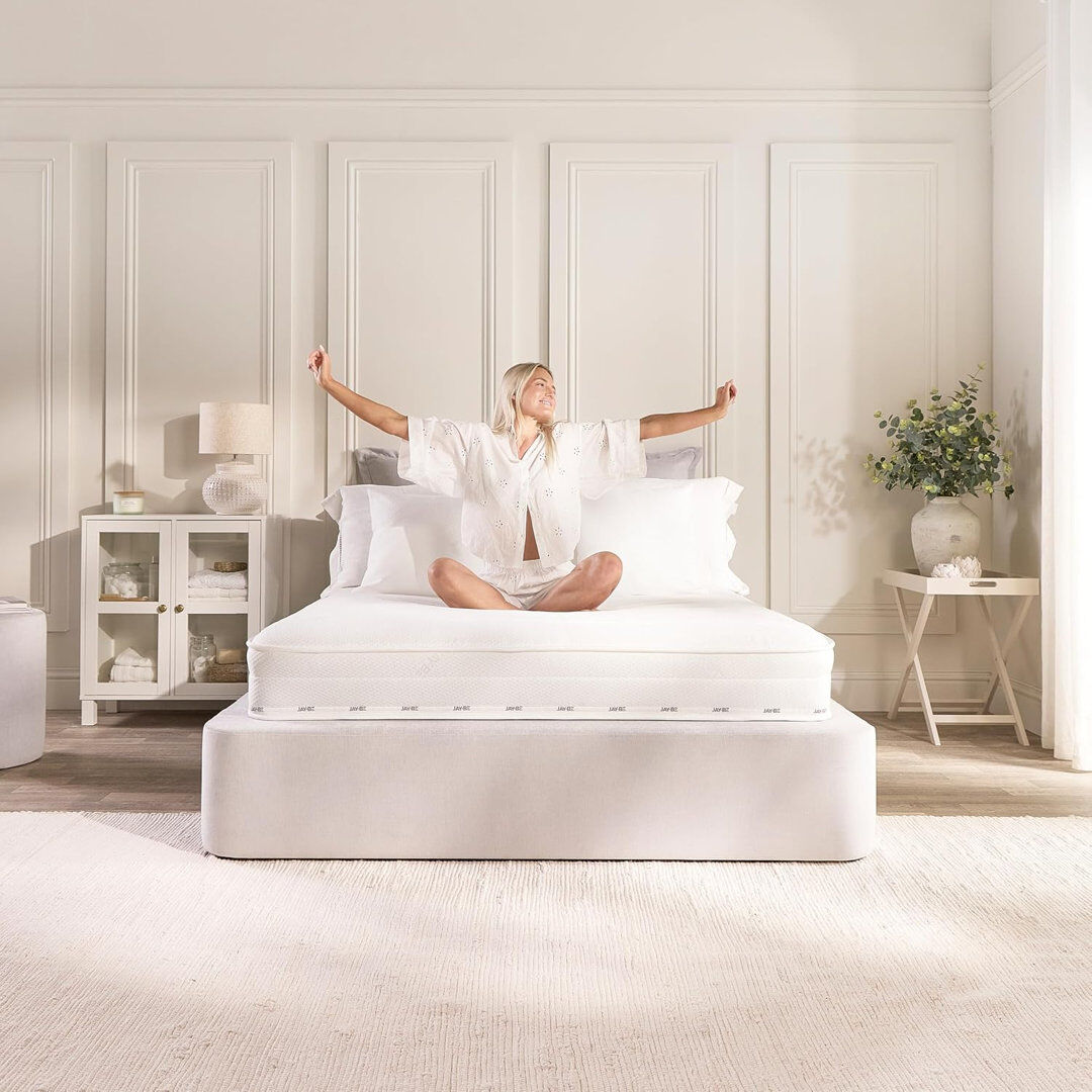 Jay-Be Pure Anti-Allergy Sustainably Made Sprung Mattress Kingsize (5')