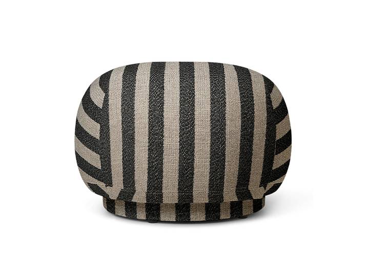 Ferm Living Rico pouf Sitzkissen Louisiana sand black