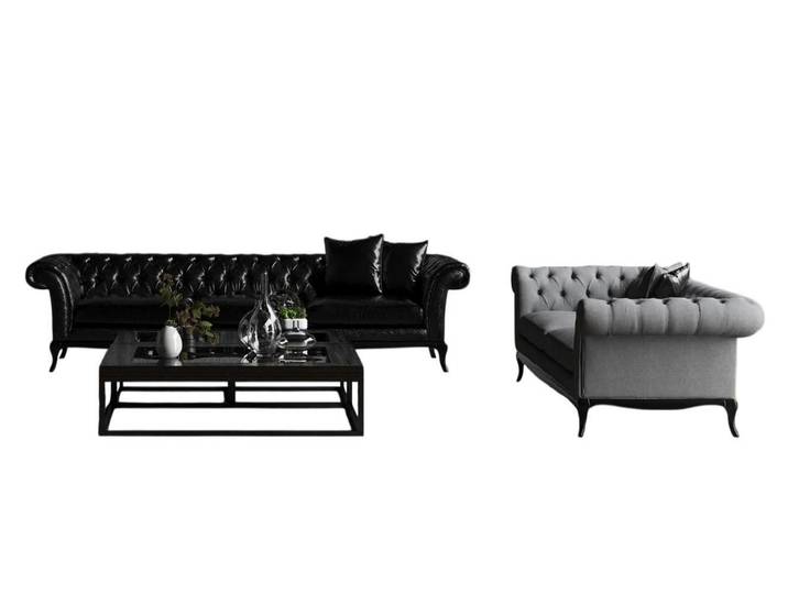 JVmoebel Polstergarnitur Modernes Sofa in elegantem Design mit hohem Komfort und Langlebigkeit, (2-tlg., Sofa 4 Sitzer, Sofa 3 Sitzer), Made in Europe