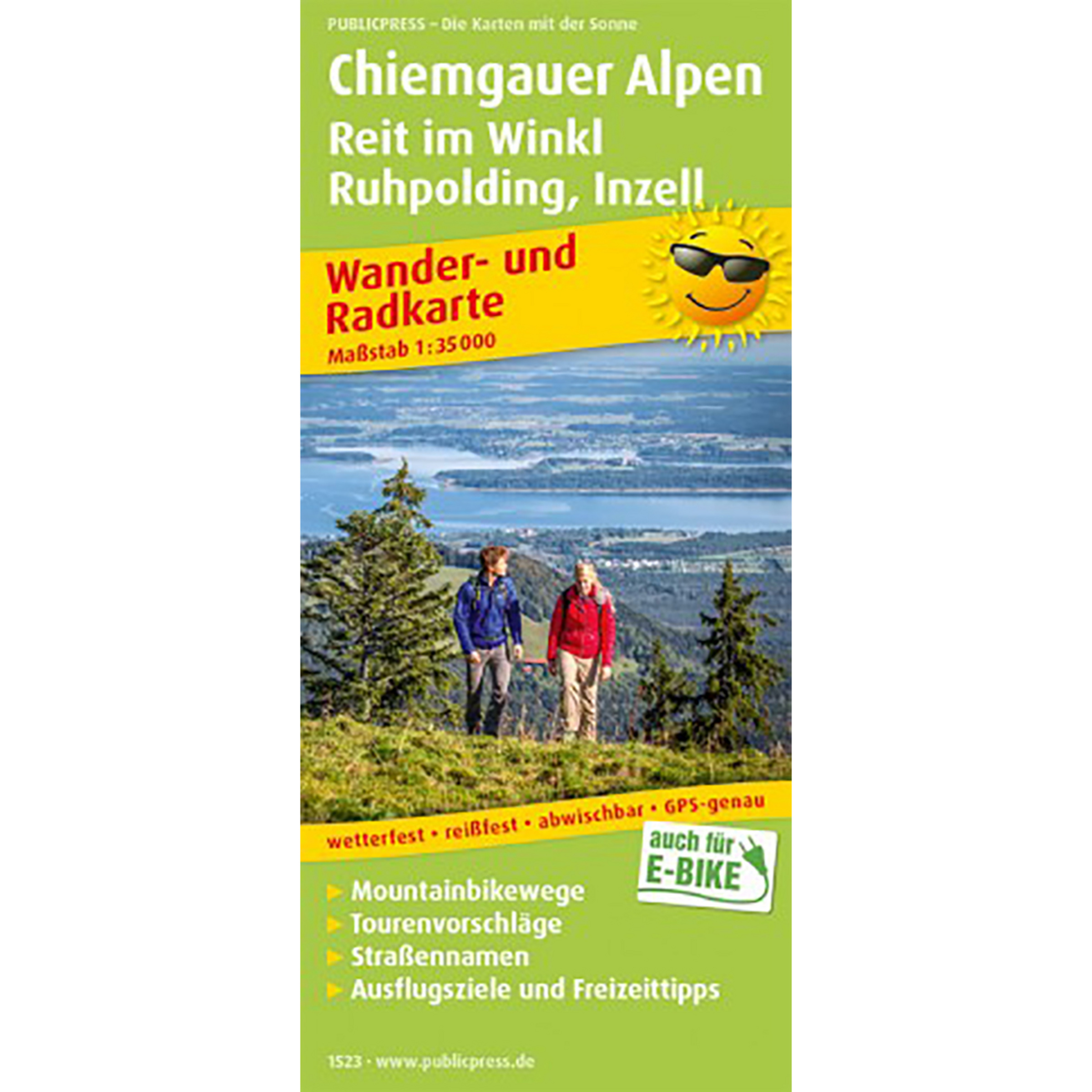 PublicPress RWK 1523 Chiemgauer Alpen - Reit im Winkl, Inzell Topografische Karten