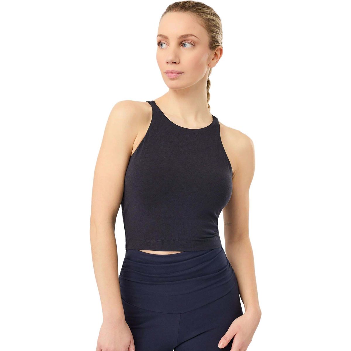 Mandala Cross Top night sky L TO35JE99-Cross-Top-night-sky-L