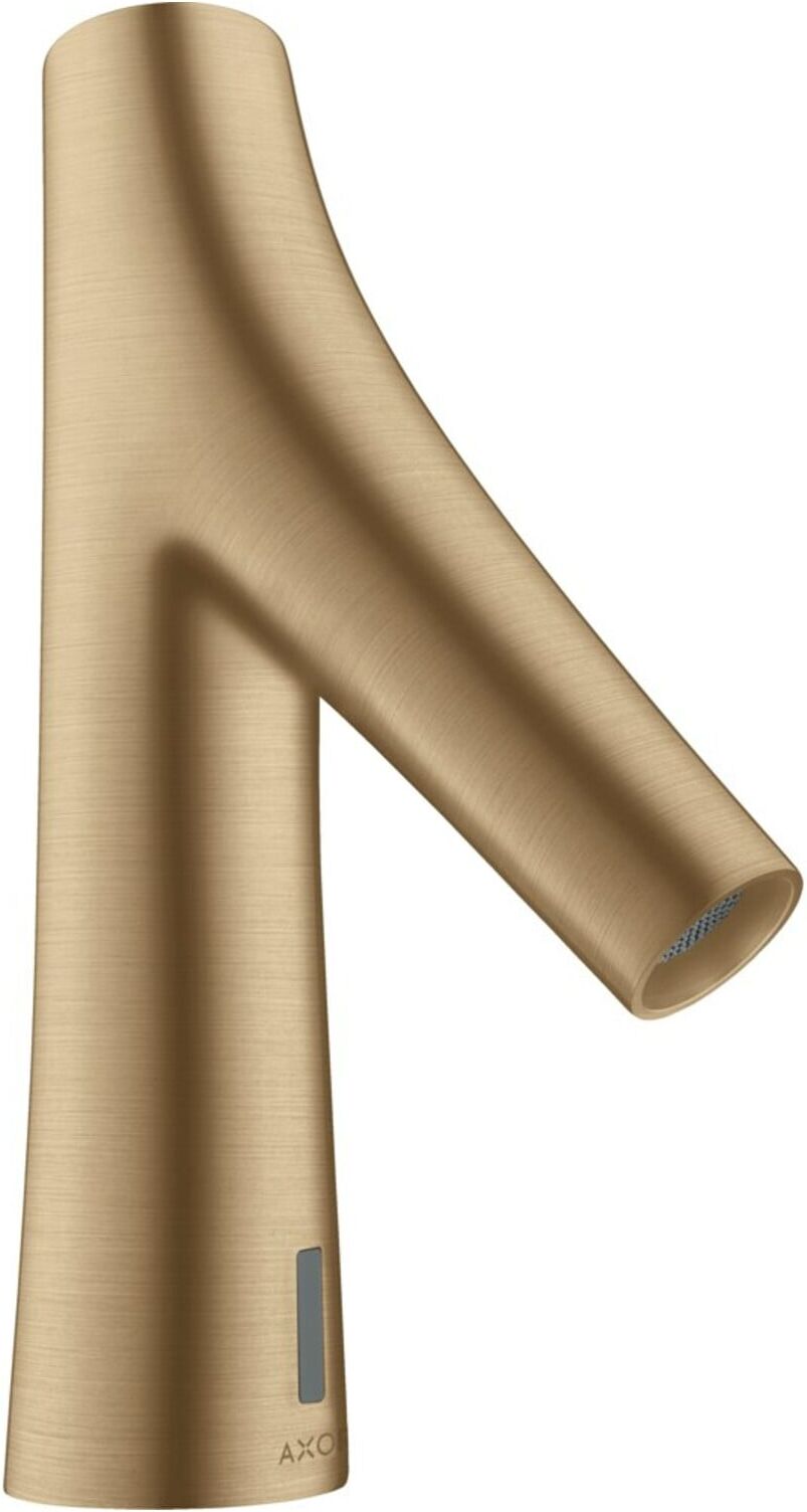 Hansgrohe Elektronischer Waschtischmischer Axor Starck Organic m Temp-Voreinst, Batt, brush. bron (12172140)