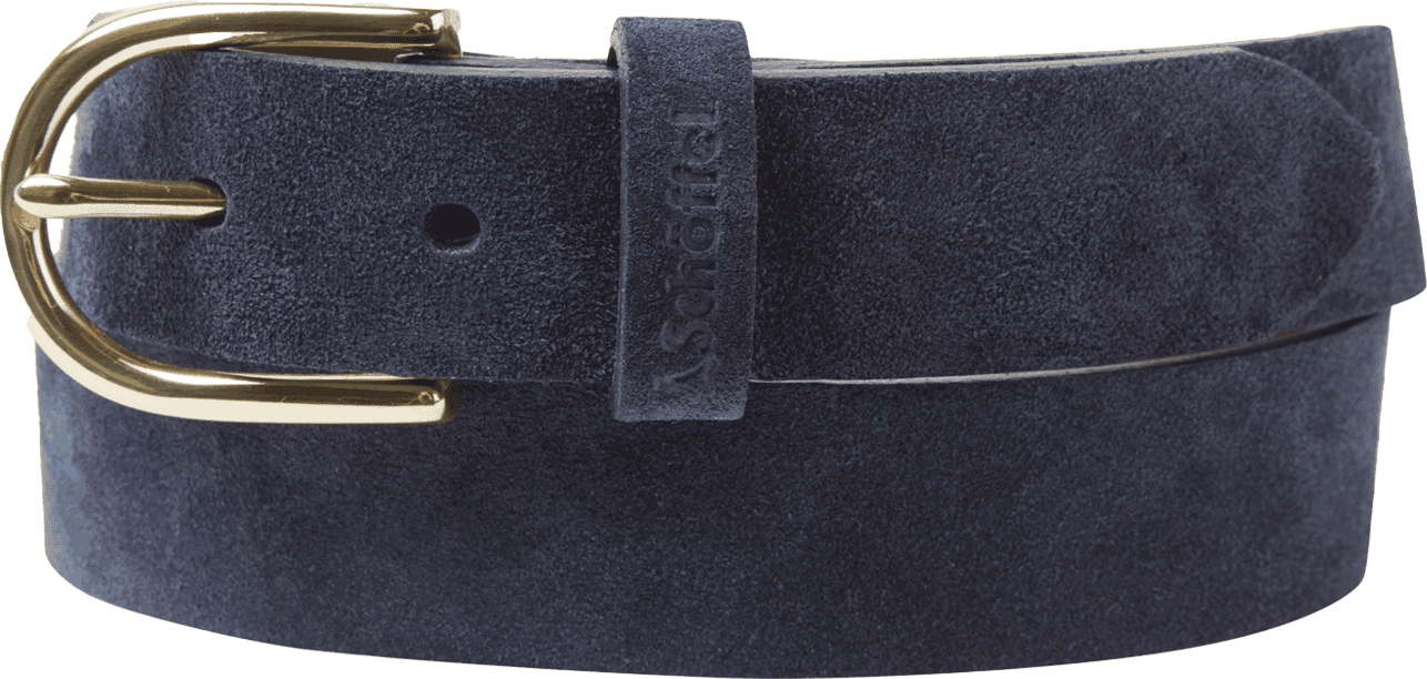 Schöffel Country Padley Suede Belt - Navy - Size S - Women