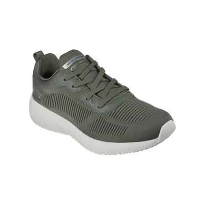 Wanderschuh SKECHERS "Squad", Kinder, Gr. 45, grün (oliv), Obermaterial: 100% Textilmaterial TEXMAT., Schuhe Wanderschuh