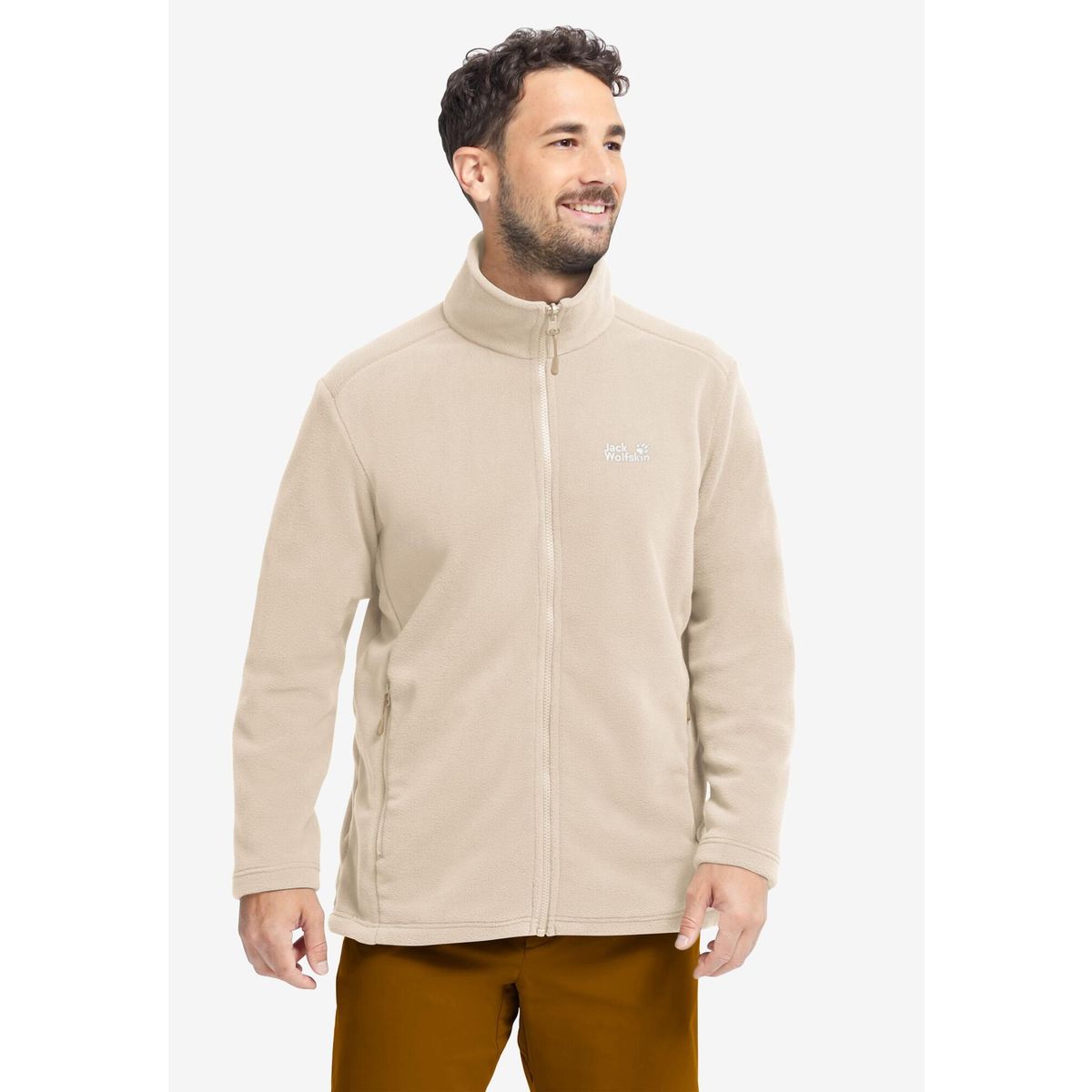 Jack Wolfskin Taunus 200 Full Zip M oyster (A0084) M A65797_A0084_A08