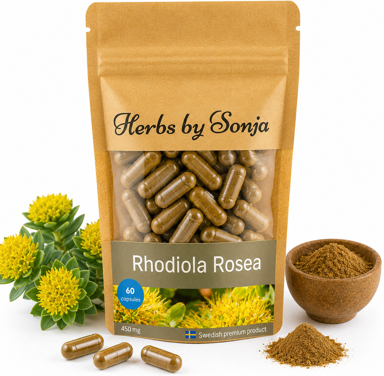 Focus Rhodiola rosea / Rosenwurz – 60 Kapseln