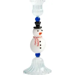 Merry Snowman Kerzenhalter 20 cm