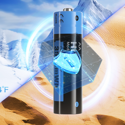 AA Lithium Rechargeable Batteries For Remote Control Toys, Long Lasting Energy Supply 4pc Battery